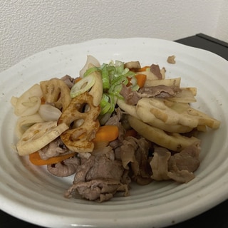 豚肉とれんこんの中華風炒め♪